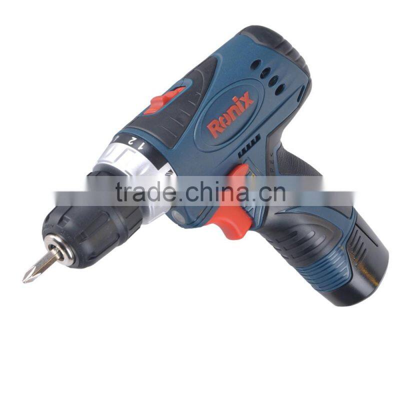 RONIX CORDLESS DRIVER DRILL 12V LI-ON 25MM,10MM