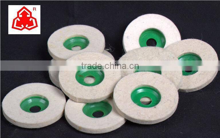 4 inch wool wheel polishing wool wheel wool disc for removal