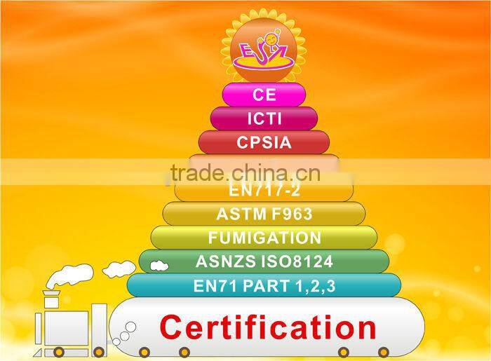 2017 new design 36 pieces children educational wooden blocks toys with box W13A117
