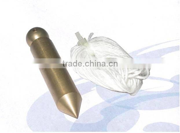 Solid Brass Plumb Bob Measuring Tool With 5M 10M Of Cotton Line