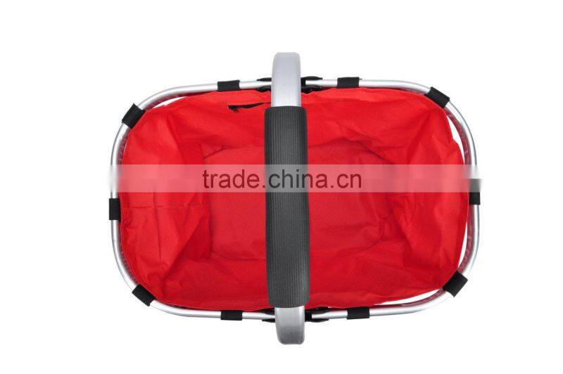 Colorful Folding Portable Picnic Basket Tote (CBS033)