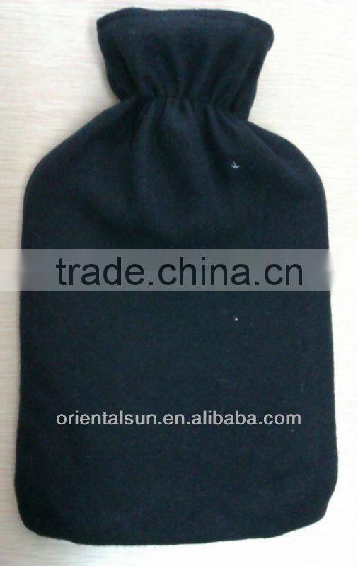 Black Mummy Hot Water Bottle with cover