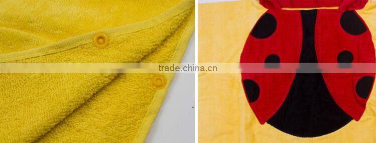 Wholesale kids Bathrobe Cartoon bathrobe with hood kids