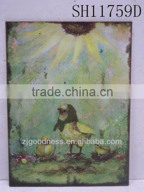 HOT SALE 8''x10-3/4'' ART WALL PLAQUE RUSTY GARDEN DECORATION