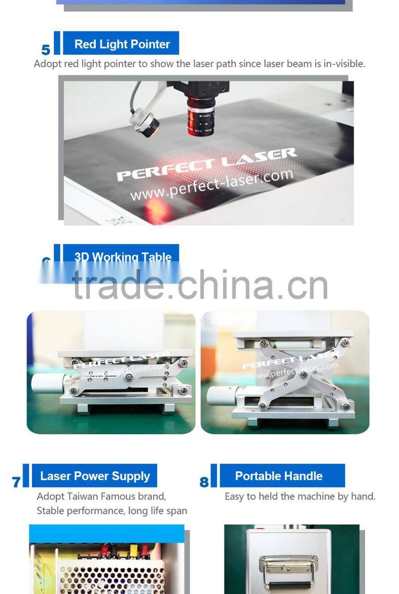 Handle fiber laser marking machine for Dates Packing Laser Marking System