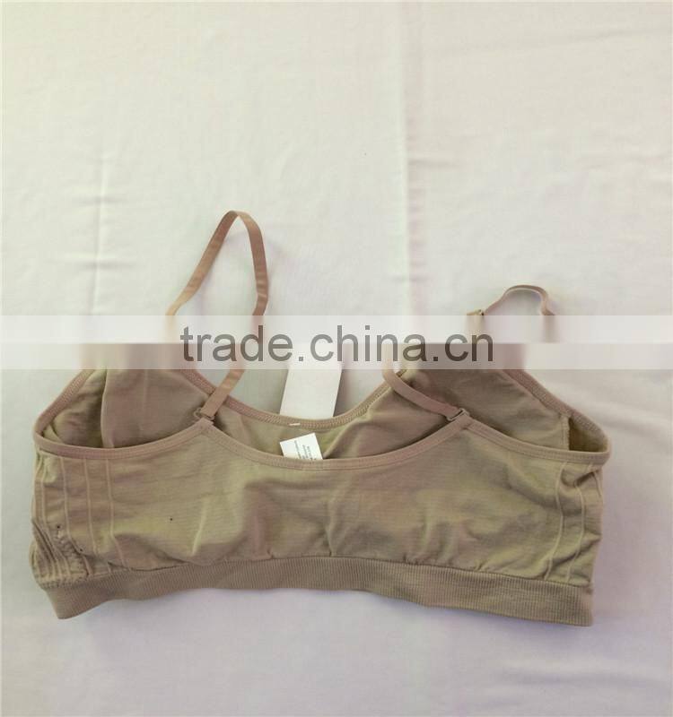 2016 New Women's Sports Bras Shapewear Seamless Yoga Exercise Walk Lady Underwire Top