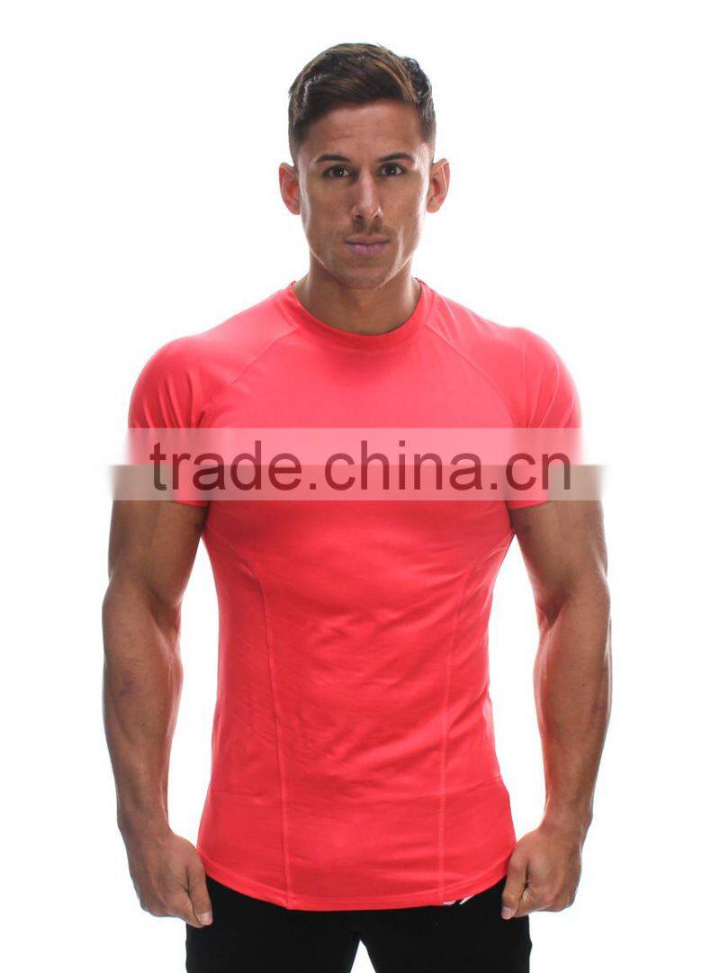 muscle tee shirts stretch cotton t shirt plain blank t-shirt
