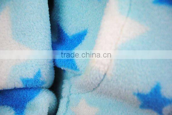 ladies' 100% polyester printed coral fleece pajama