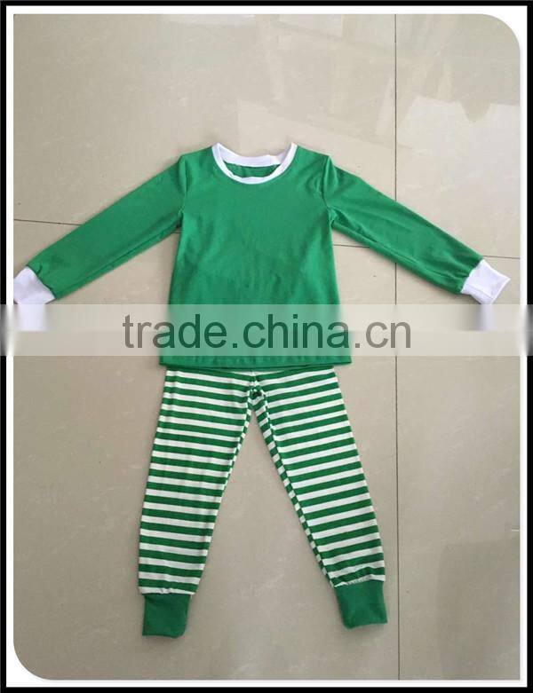 Persnickety christmas Baby kids unisex stripes pajamas clothing set sleeping bedding outfits