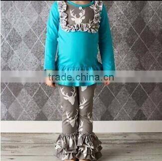 2016 Easter giggle moon remake girls outfits spring summer sets persnickety kids girl knot clothing set remake stripes boutique