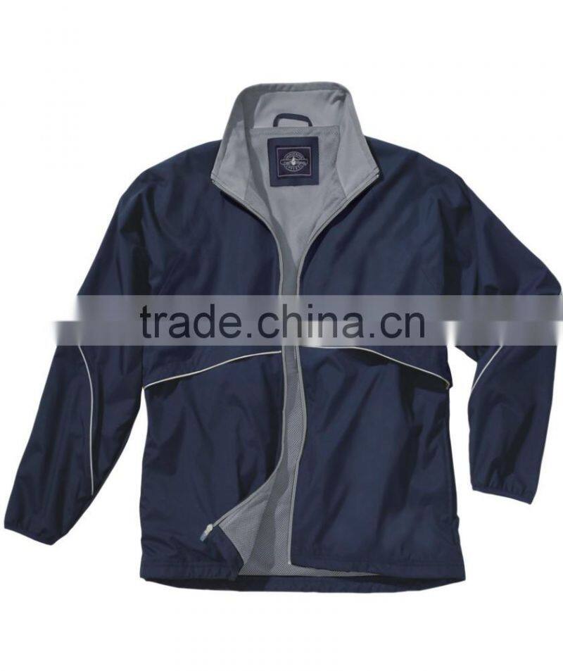 Men's work wear casual jacket lightweight waterproof windbreaker