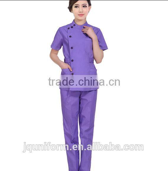 Customize 2016 Guangzhou China New Style Hospital Uniform, Medical Uniform, Nurse Uniform