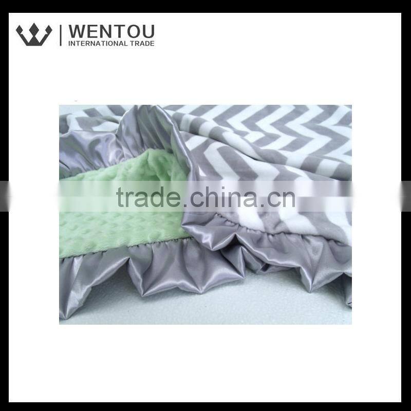 Custom Baby Girl Chevron Stroller blanket