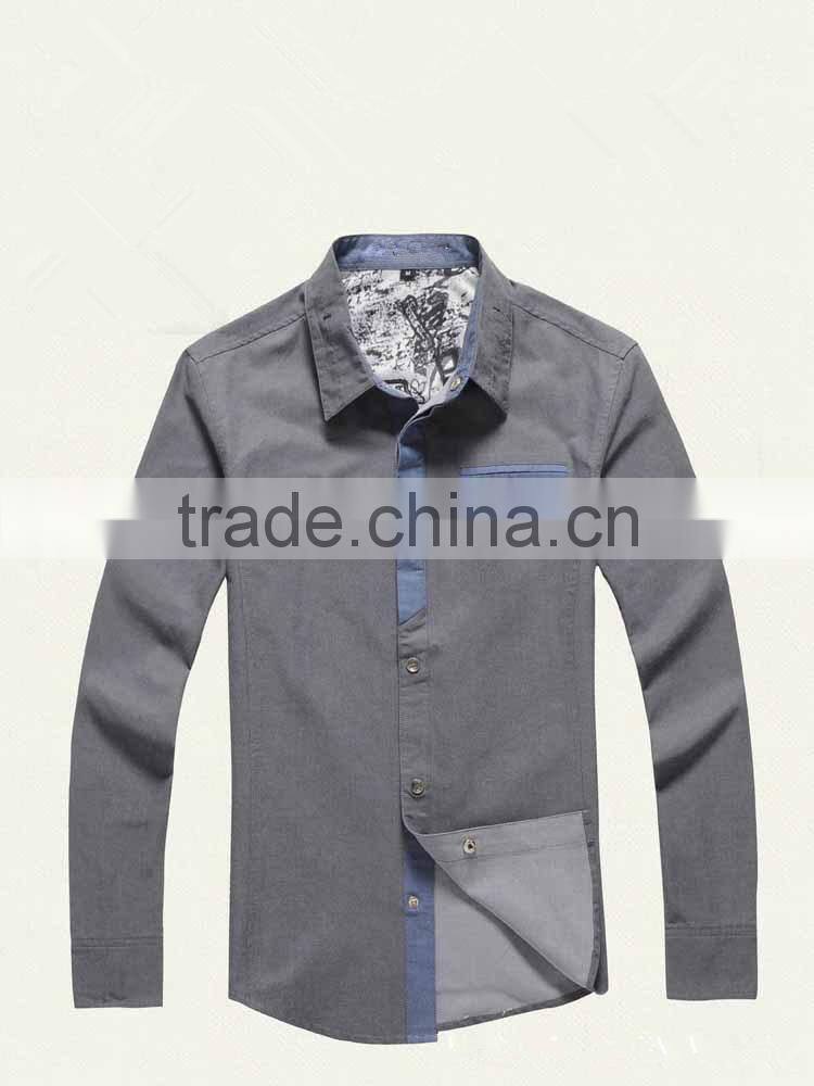2015 NINGBO latest fashionable mens shirt