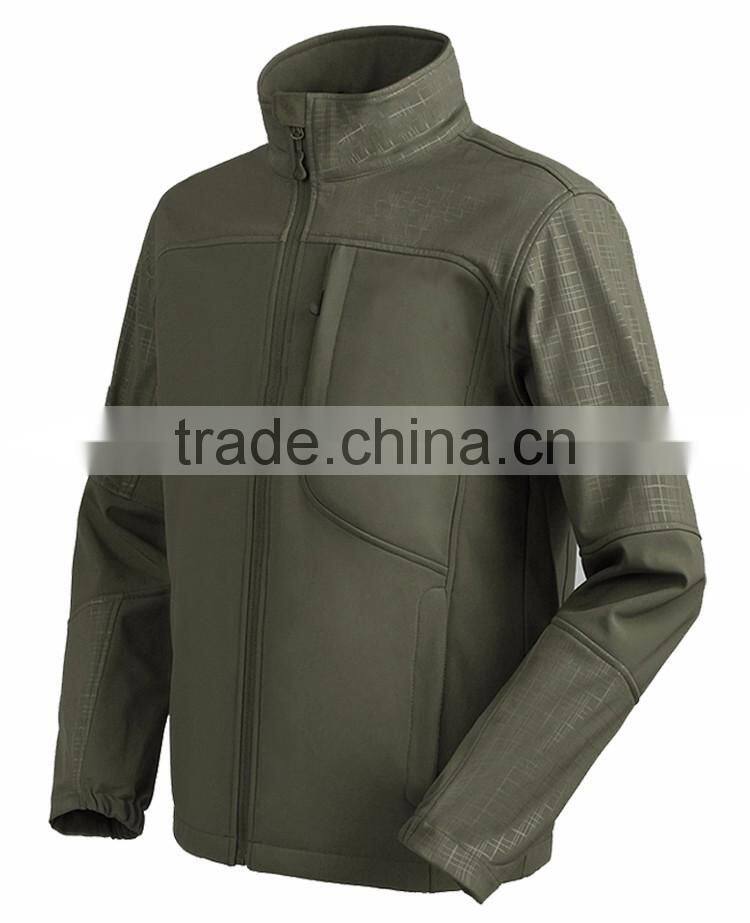 New designs spring softshell jacket men outdoor wear with waterproof and breathable