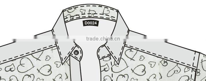 custom print slim fit shirt