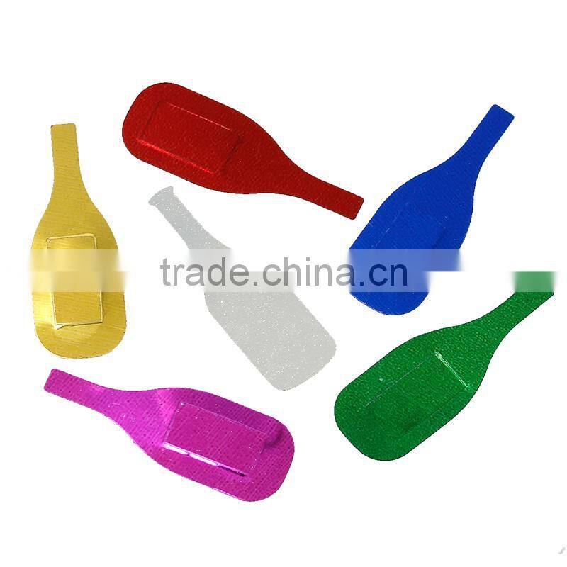 PVC Confetti Party Decoration Wine Bottle At Random