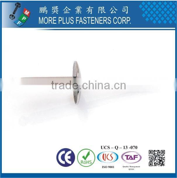 Made in Taiwan Manufacturer Aluminum DIN Open End Blind Rivet