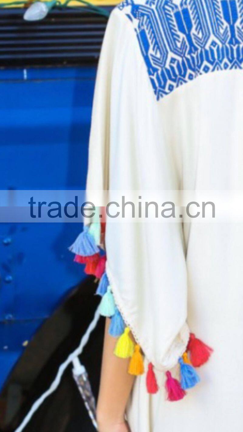 Contemporary hot sale silk mini tassel for garment decoration