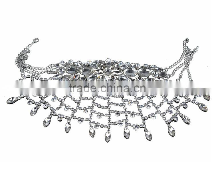 Rhinestones Crystal Crown Forhead Wedding Jewelry Bridal Accessories