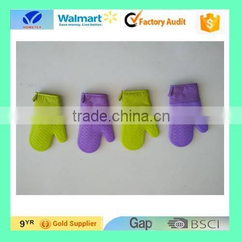 foreign heat oven mitts and silicone BBQ glove