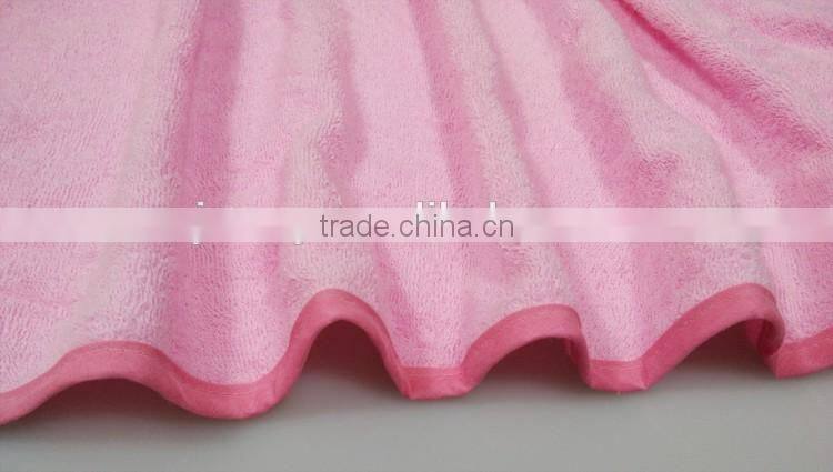 elephant hooded baby towel cotton terry hooded bath towel blue&pink