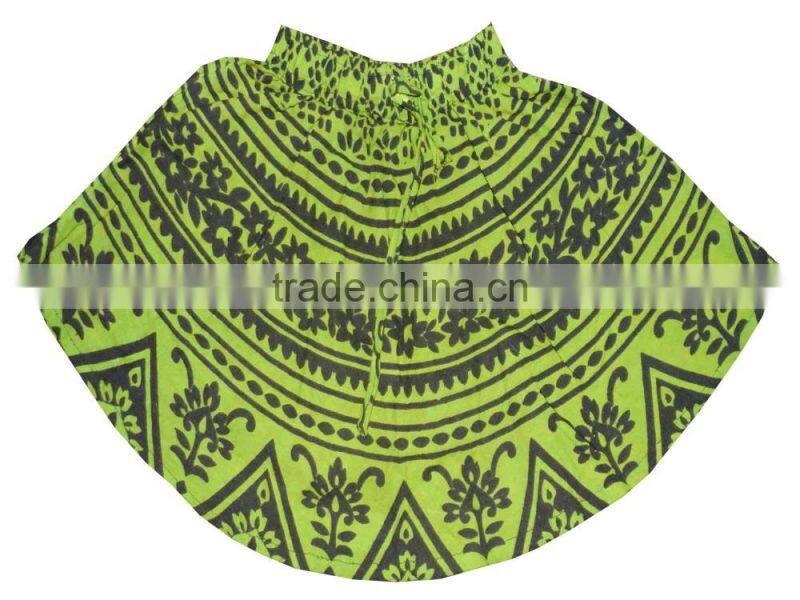 Indian Cotton Young Girls Mini Skirt
