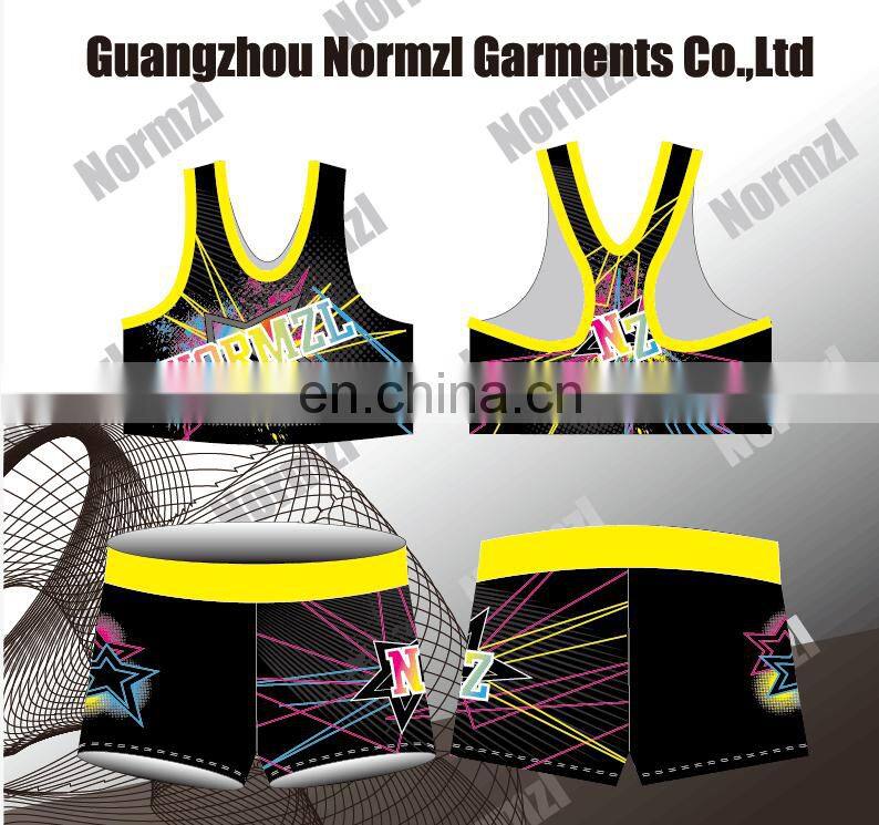 Free design two piece dance wear girls dance wear shorts