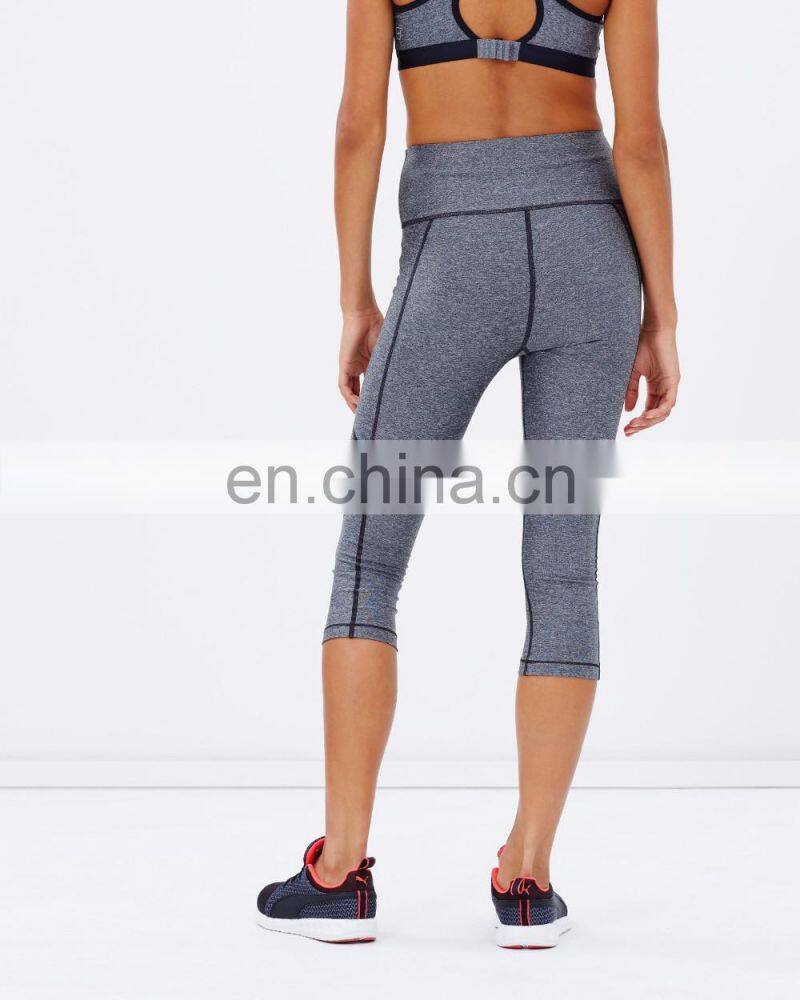 factory powershap knee capris wholesale croped legging