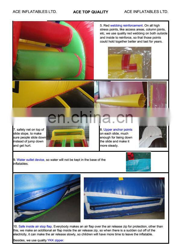 Hot Sales Slideway Frozen Theme commercial jumping castle