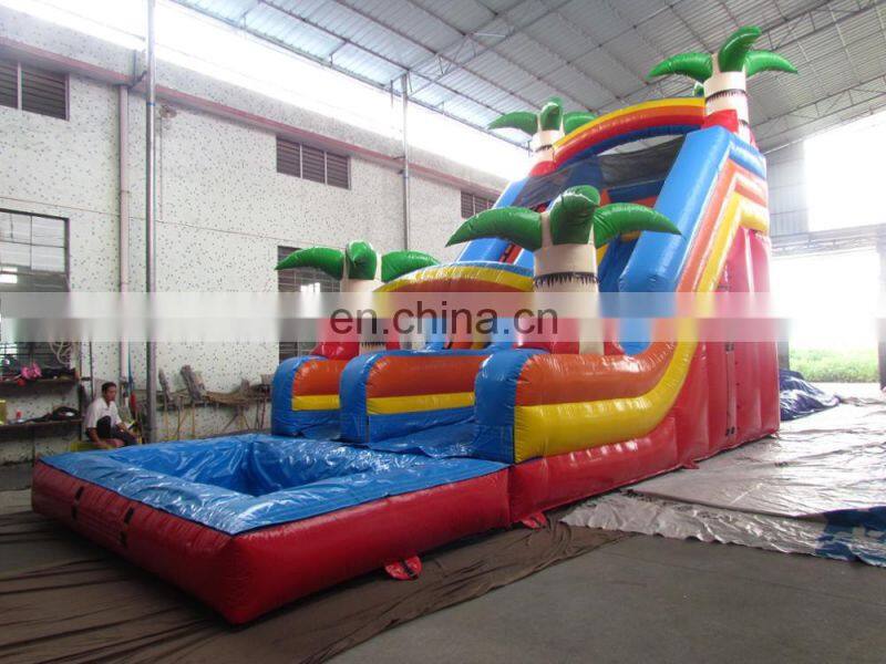 High quality outdoor toys PVC giant inflatable water slide
