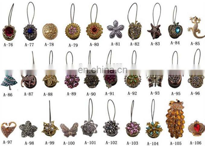 fancy magnetic curtain tiebacks