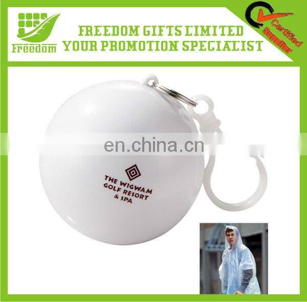 Promotional Ball Shaped Disposable Poncho