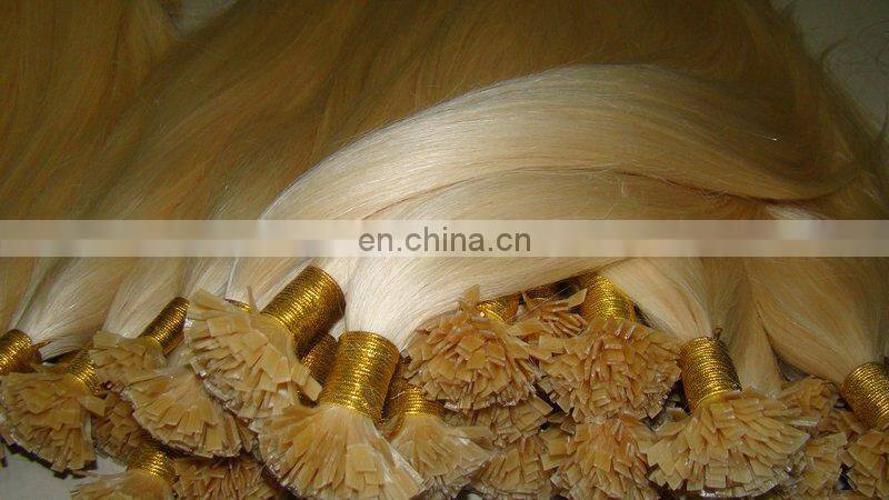 High quality products flat tip prebonded keratin hair extension 510 flat drip tip