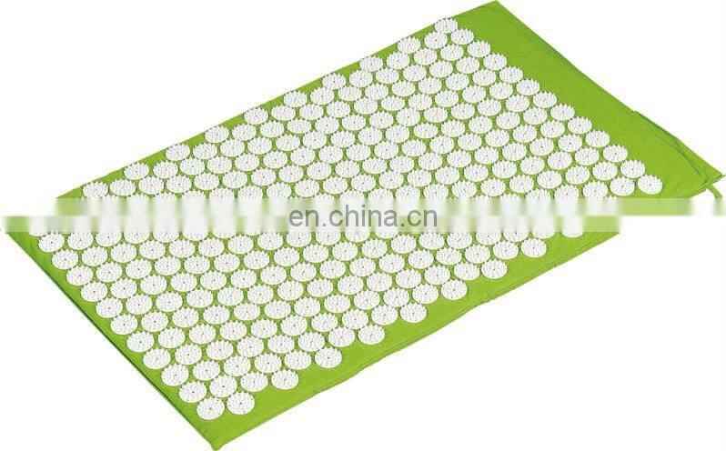 68x42cm Custom print shakti yantra massage cotton Acupressure Mat and pillow set