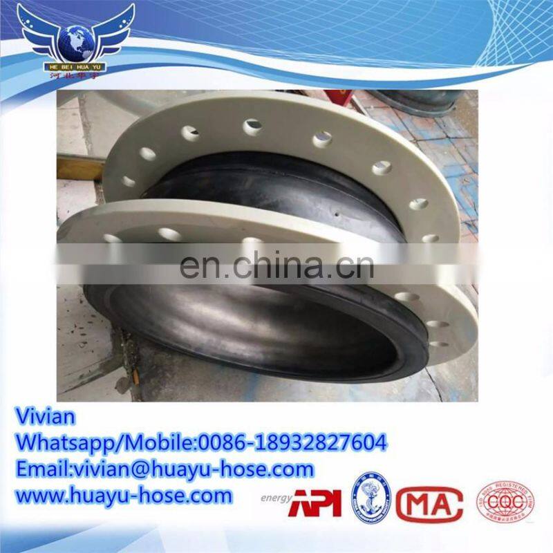 Huayu manufacture high quality flange bellow /rubber bellows with flange