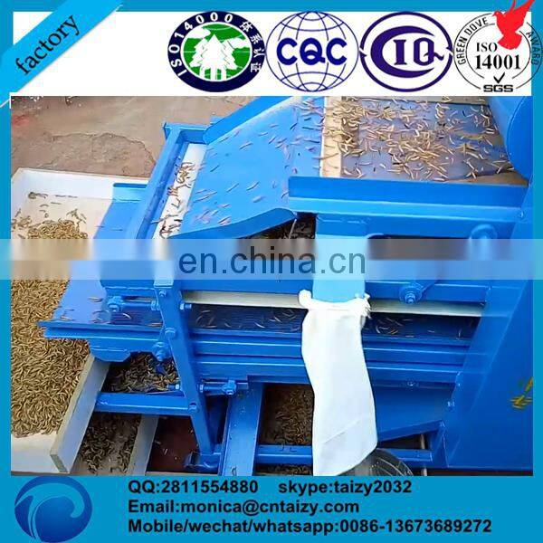 Multifunctional Mealworm machine to separate big small worm Tenebrio molitor Bread worms