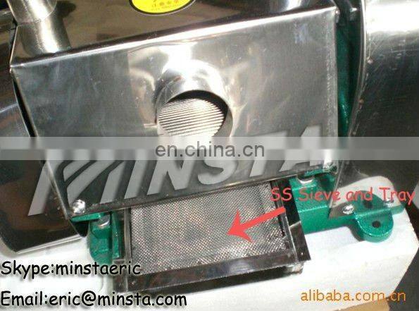 stainless steel manual sweet cane press/ sugar cane machine