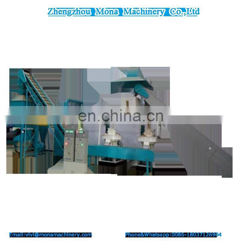 Rice husk 1-1.5Ton / Hour Rice Husk Ring Die Wood Pellet MachVertical Ring Die Pellet Mill production line