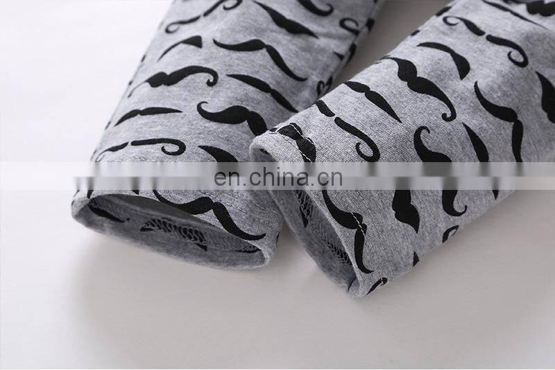 Baby Boy Clothes Romper And Trousers 3PCS Outfits Whiskers Baby Boy Romper Set