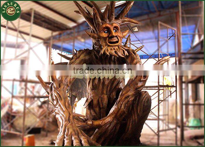 Lisaurus-J Thrilling Halloween animatronic talking tree for decoration