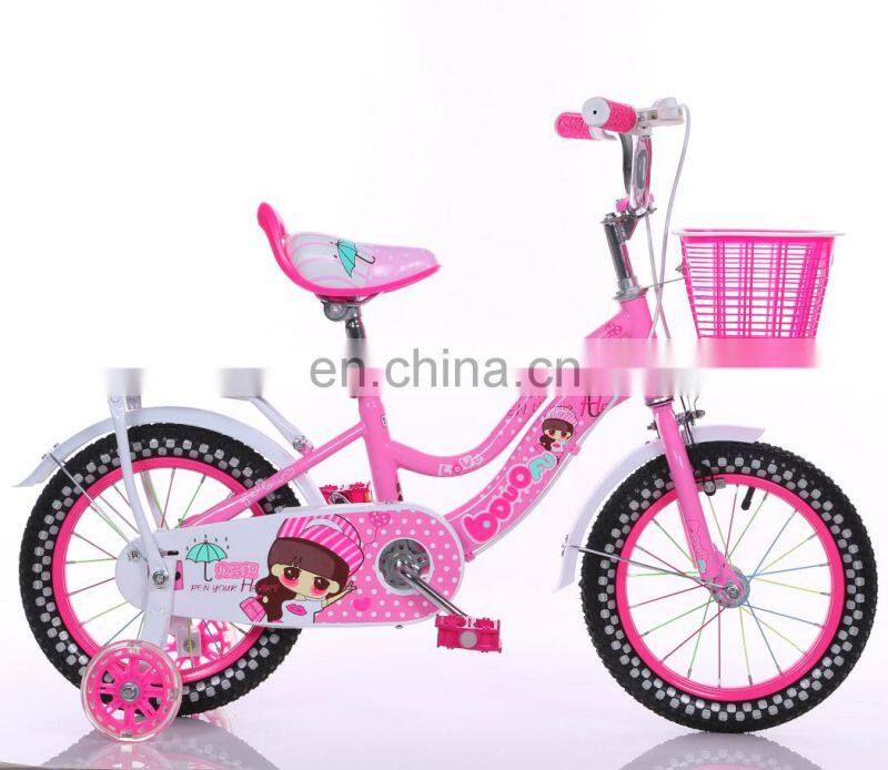 16 inch new model cheap price fashion girl bike bicycle for 6 years old children