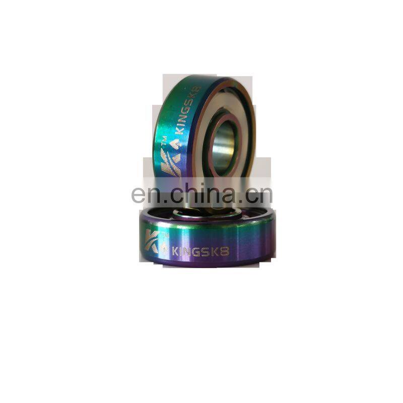 Kingsk8 Colorful Titanium Coating China Skateboard Bearings
