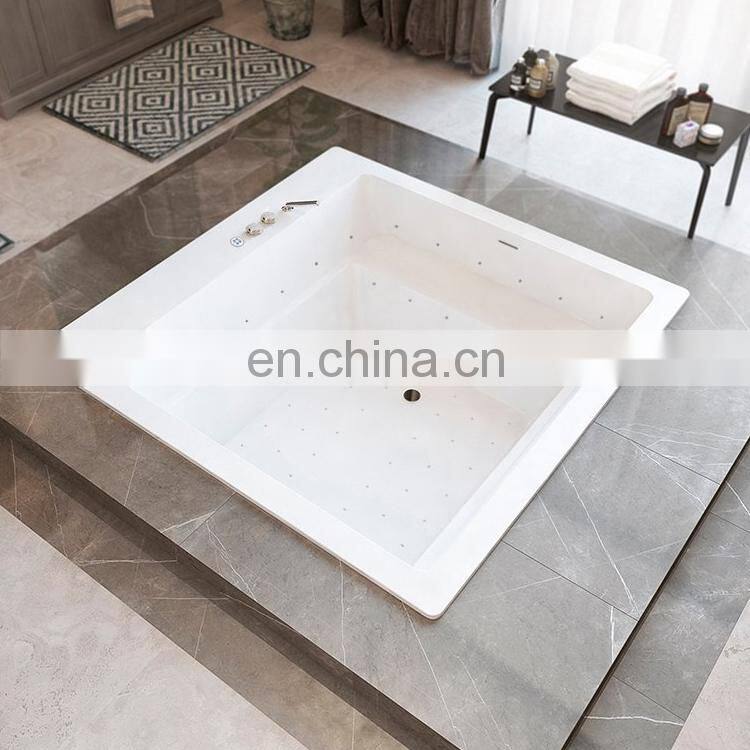 Proway Bathtub DP-8015 in Whirlpool walk in black stone bathtub,  bathroom heart bathtub