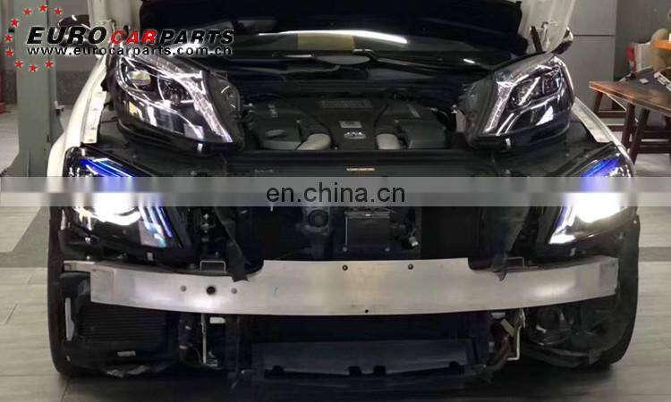 W222 head light fit for S-class 2014-2019year S63 head light with 3 colors S-class front light