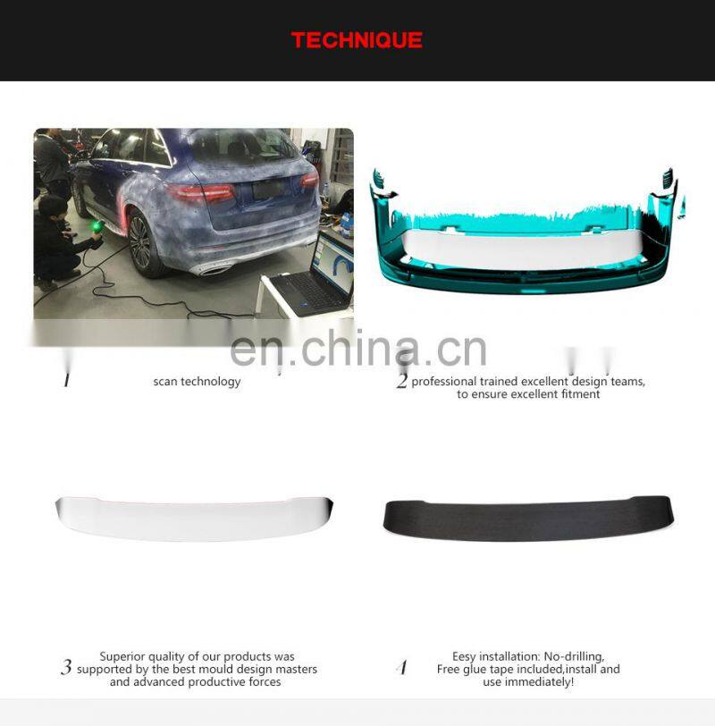 JCSPORTLINE Carbon Fiber T6 Rear Spoiler for Volkswagen T6 Multivan 2015-2020