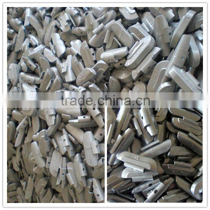 50g Zn zinc clip on wheel weight for alloy rims