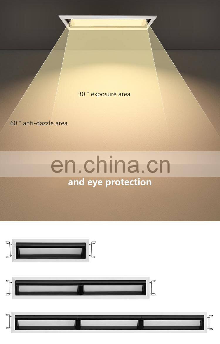 Tri Color High Lumen Energy Saving 3 Year Warranty Indoor Lighting System 30W Led Linear Down Lamp