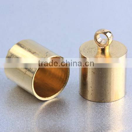 manufacture strong jewelry findings brass cord end