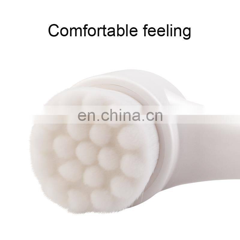 Wholesale Eco Friendly Biodegradable Korean Facial Cleansing Brush With Silicone Massage Brushes For Deep Cleaning
